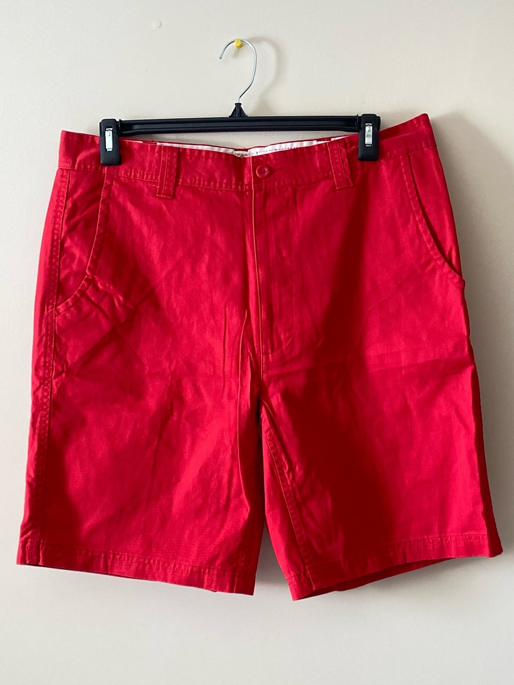 St. John’s Bay Men’s Red Cotton Shorts - 36 - New without Tags